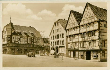 Alte Ansichtskarte Soest, Markt