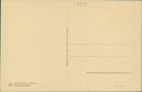 Adressseite der Ansichtskarte Soest, Kl. Osthofen