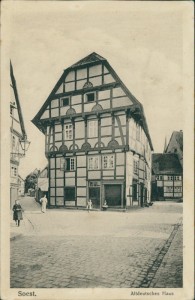 Alte Ansichtskarte Soest, Altdeutsches Haus