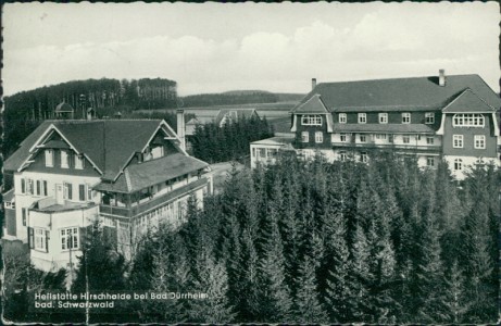 Alte Ansichtskarte Bad Dürrheim, Heilstätte Hirschhalde bei Bad Dürrheim